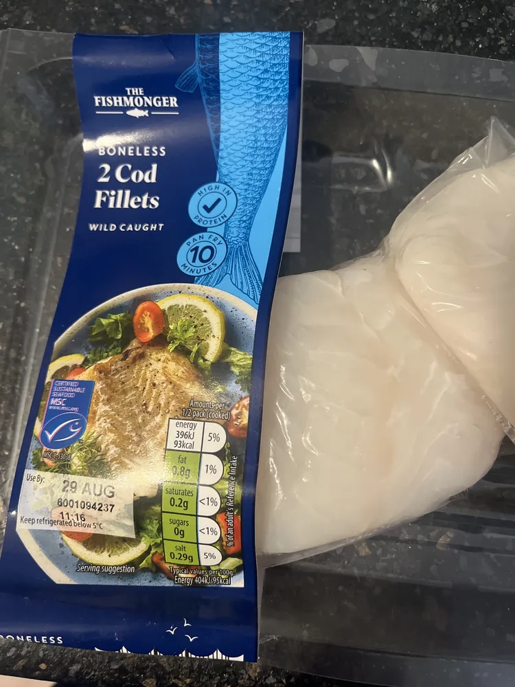 Cod fillets