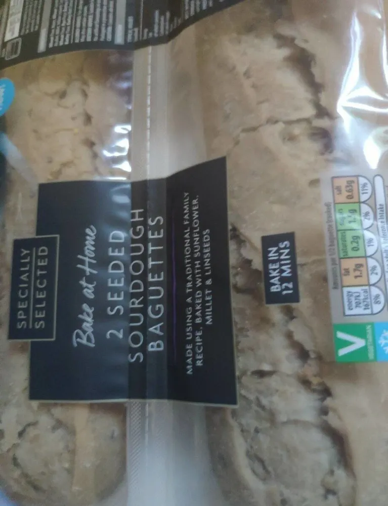 Seeded sourdough baguettes