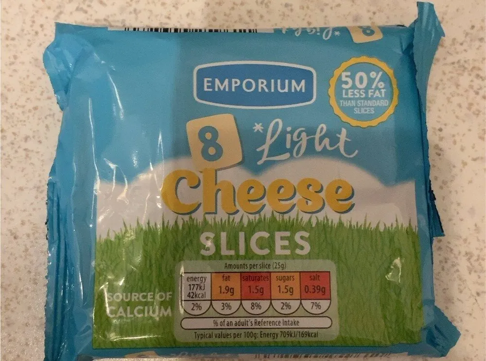 Light Cheese Slices