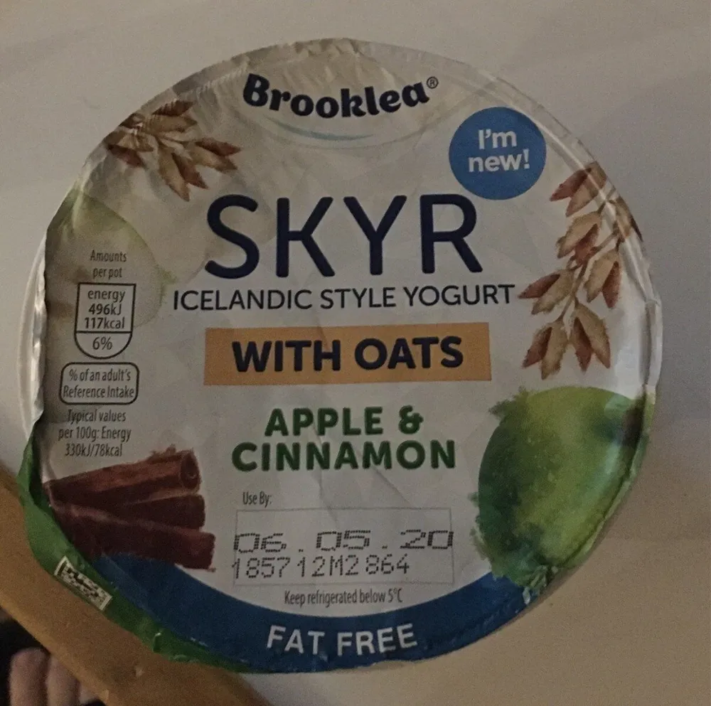 Apple and cinamon with oats