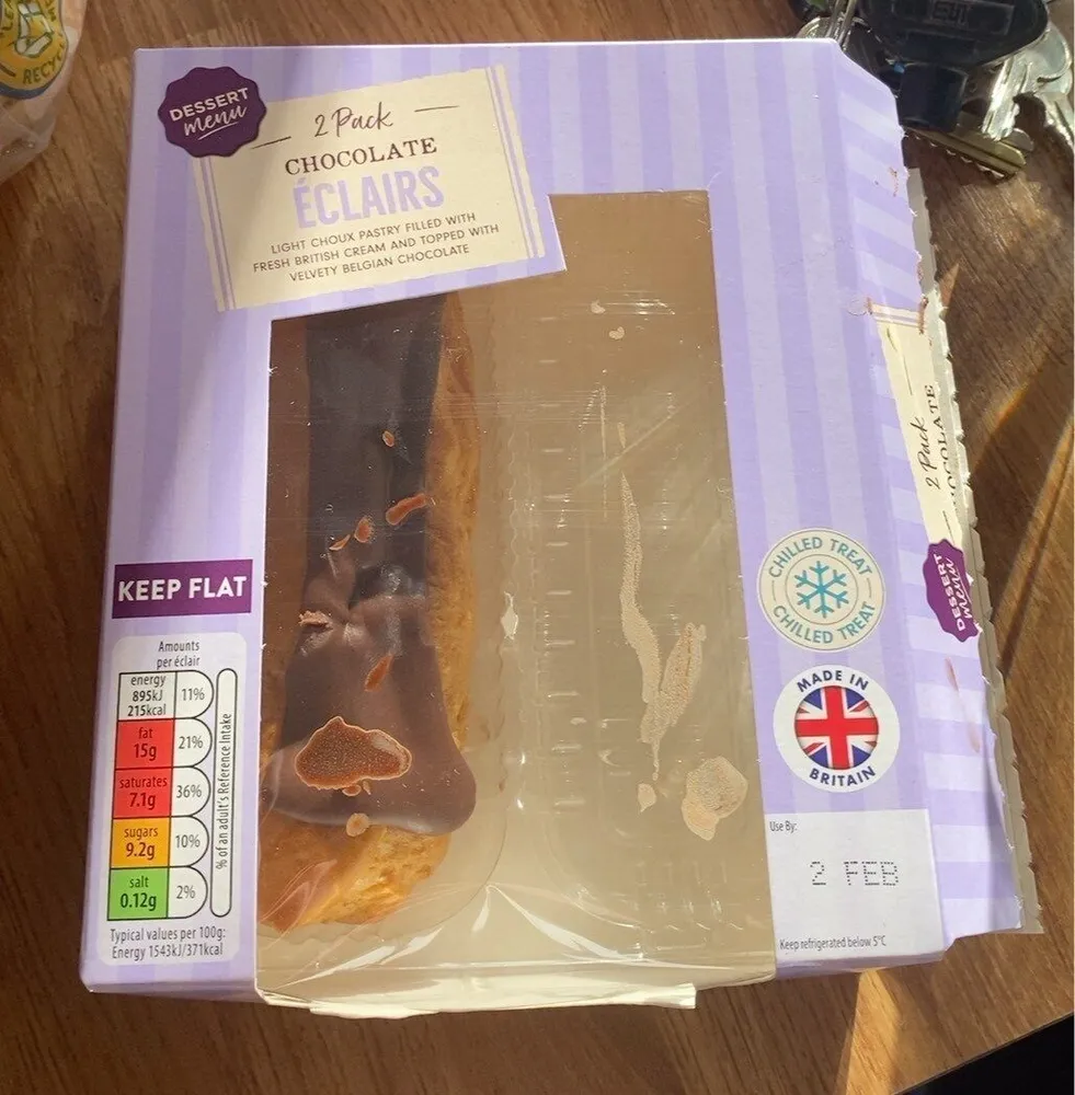 chocolate eclairs