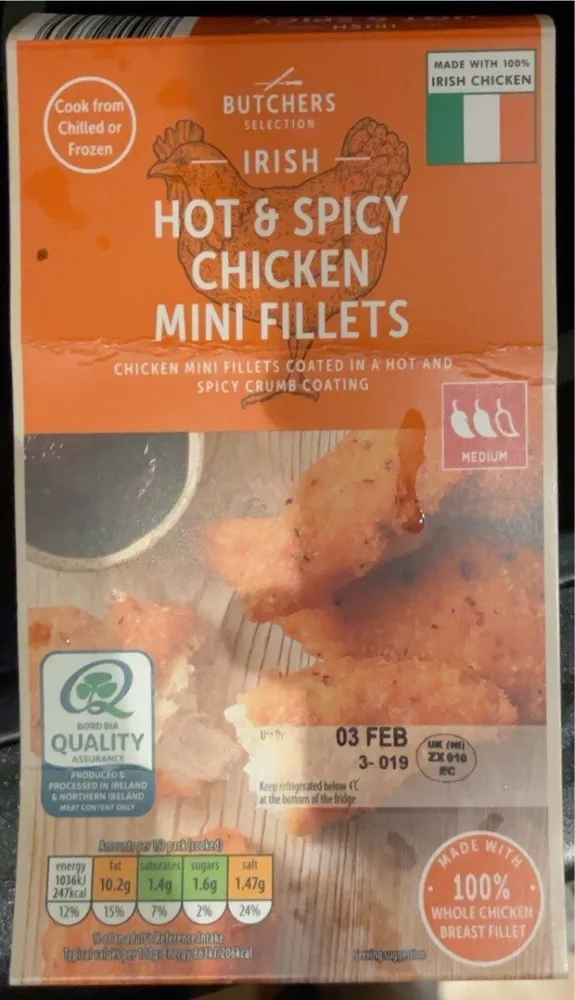 Irish Hot & Spicy Mini Fillets