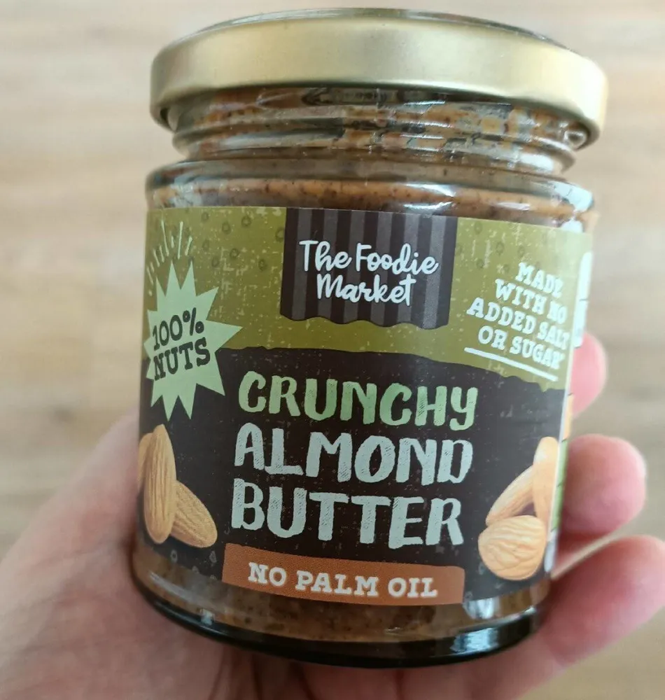 Crunchy Almond butter.