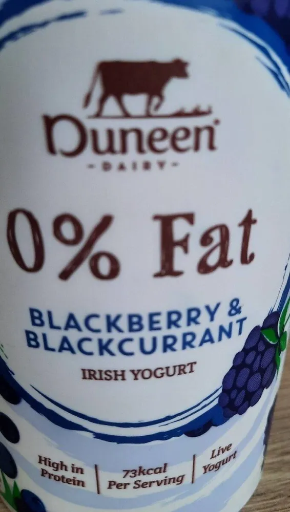 Duneen Blackberry and Blackcurrant Yogurt