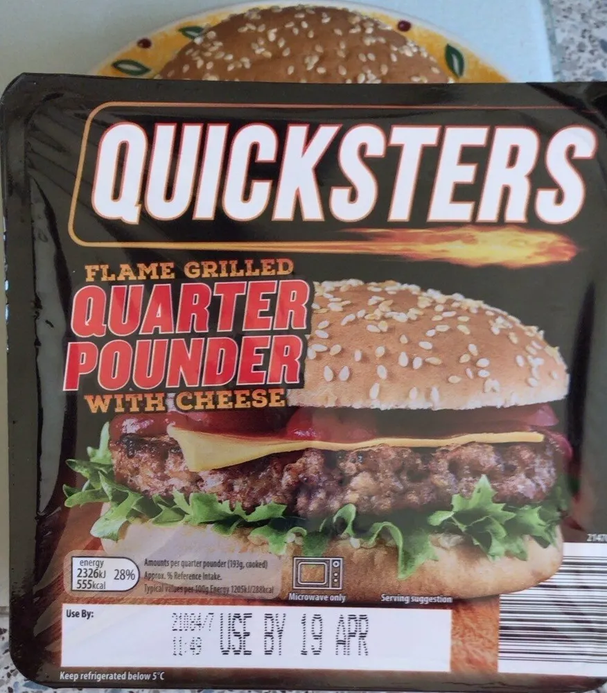 Flame Grilled Quarter Pounder with Cheese and Ketchup