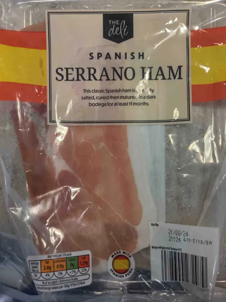 Serrano ham 16g