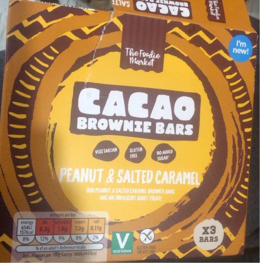 Cacao brownie bars