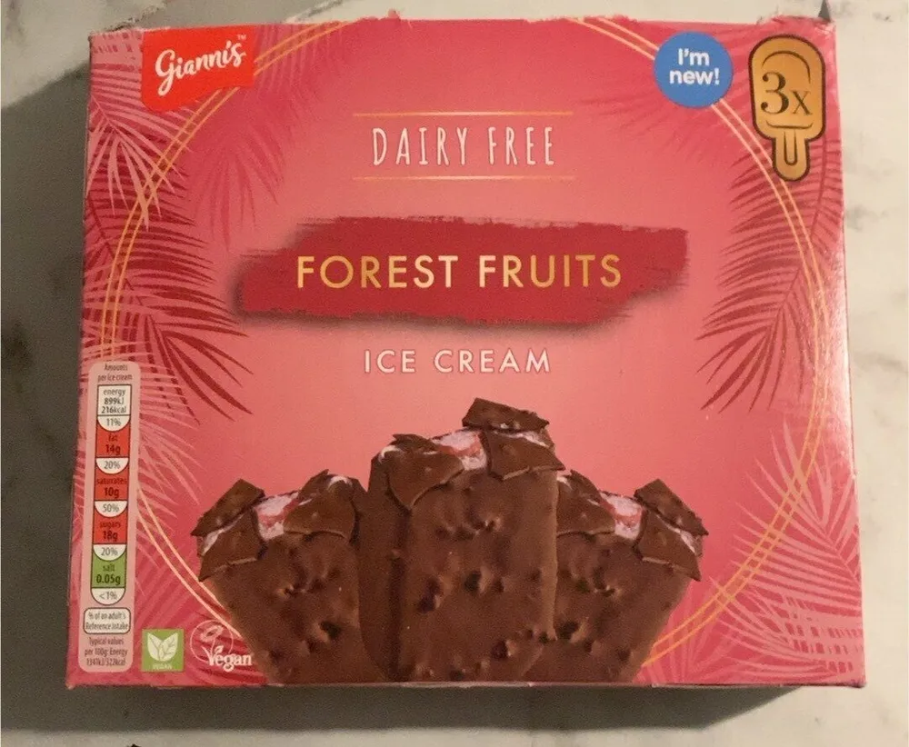 Dairy Free Forest Fruits Ice Cream