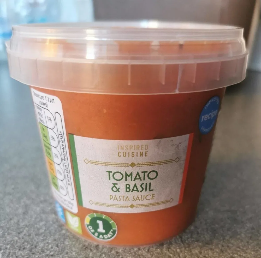 Tomato and Basil Pasta Sauce