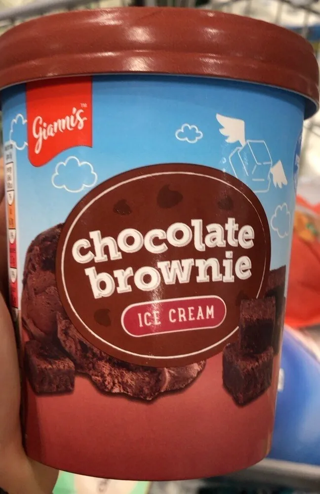 Chocolate brownie ice cream