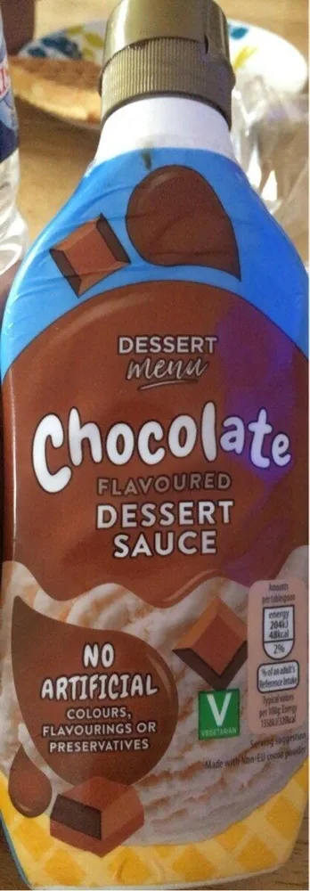 Chocolate flavour dessert sauce