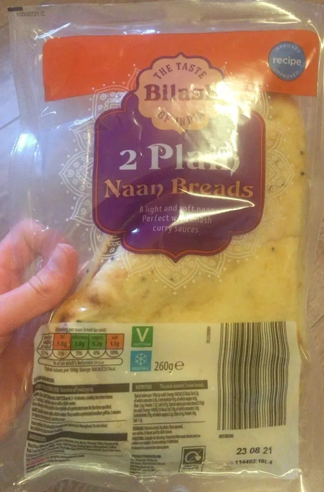 Plain Naan Bread