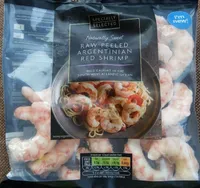 Raw Peeled Argentine Red Shrimp