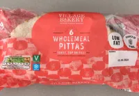 Wholemeal pittas