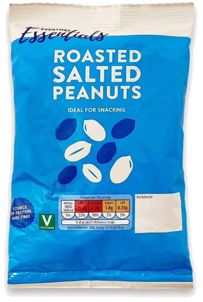 Roasted salted peanuts