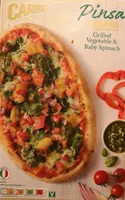 Pinsa stonebaked grilled vegetables & baby spinach