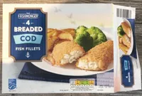 Breaded COD Fish Fillets
