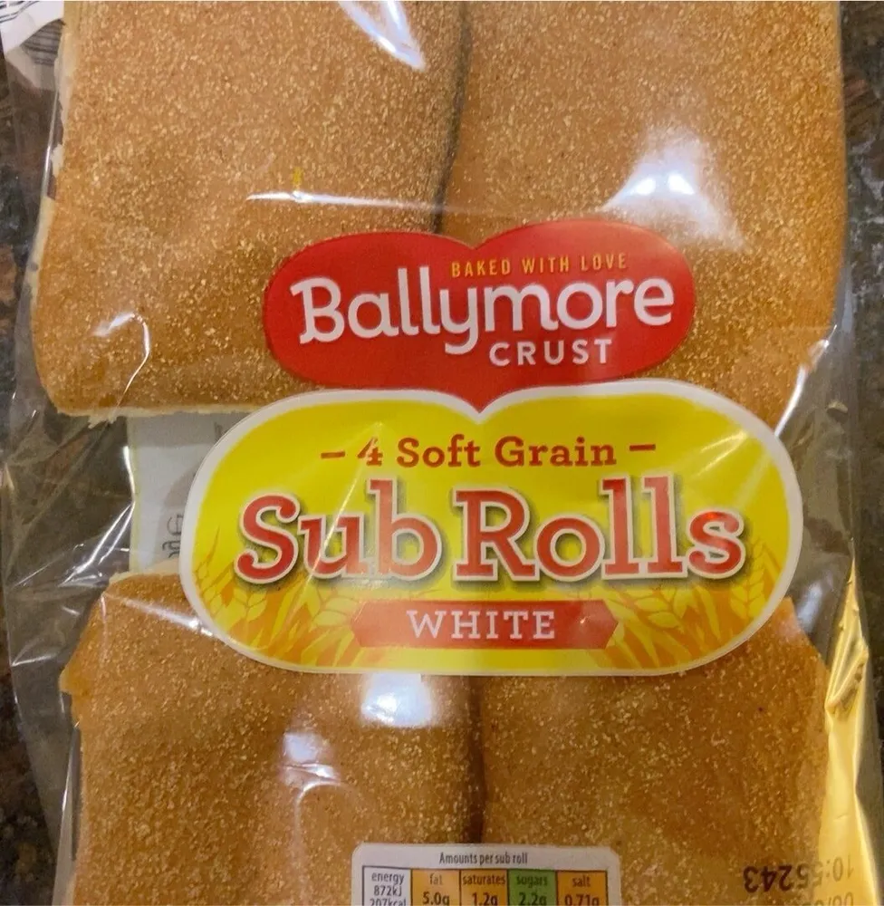4 Soft Grain Sub Rolls white