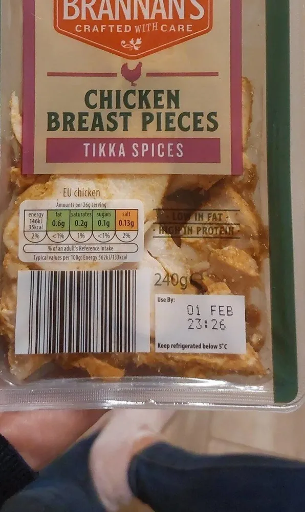 Chicken breast pieces