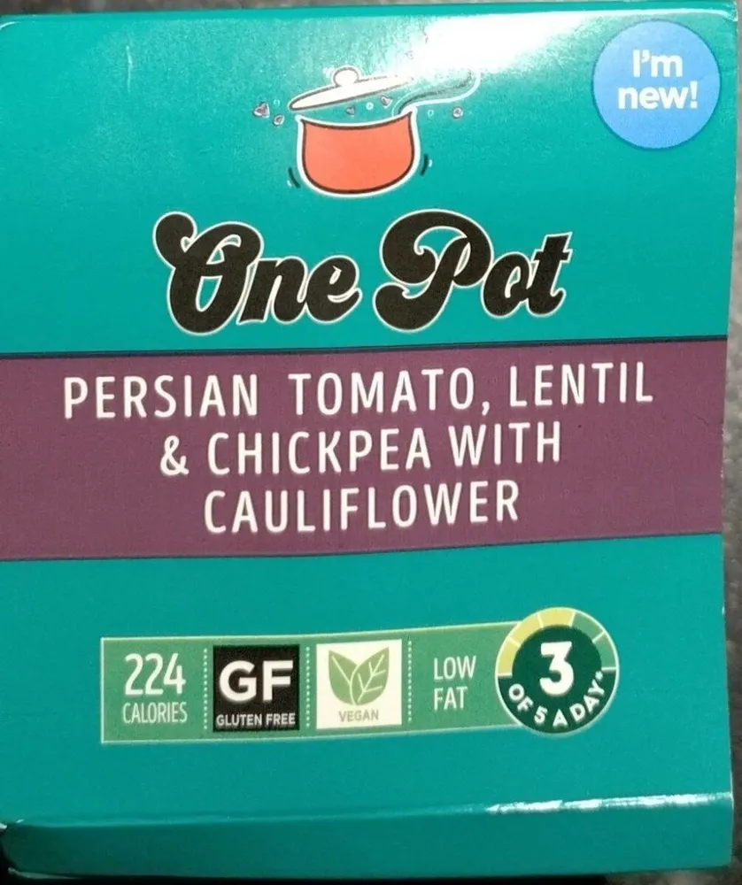 One pot persian tomato lentil chickpea cauliflower