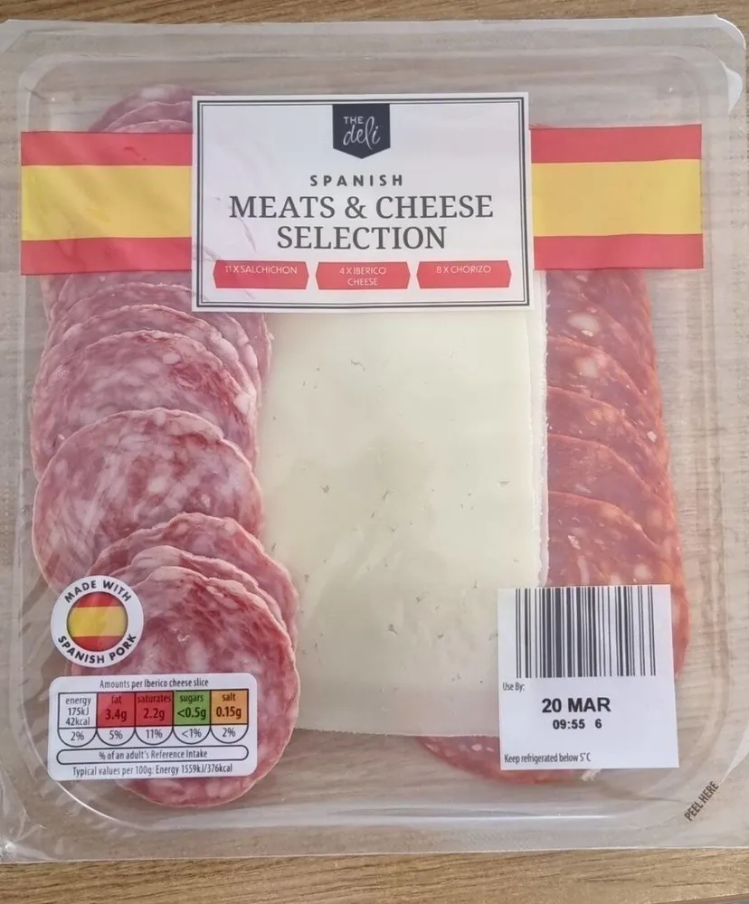 Spanish Meats and Cheese Selection