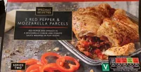 Red pepper & mozzarelle parcels