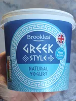 Greek Style Natural yogurt by Brooklea Aldi