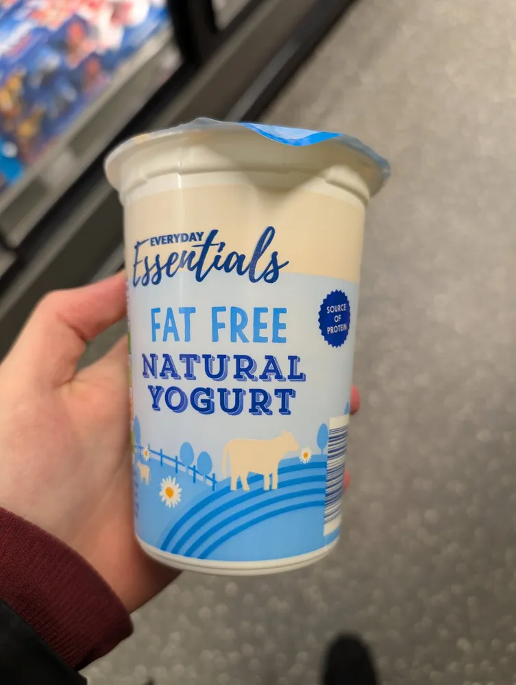 Everyday Essentials Fat Free Natural Yogurt