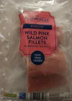 Wild pink salmon fillets