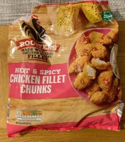 hot and spicy chicken fillet chunks