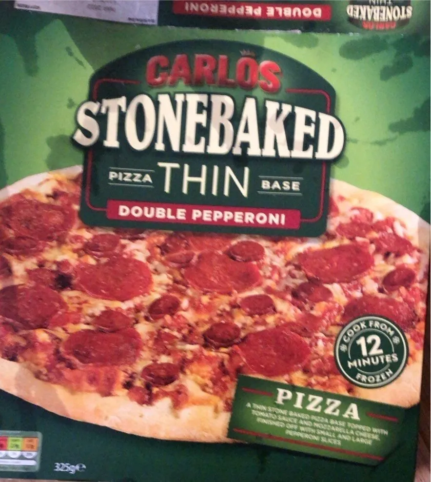 Double pepperoni pizza