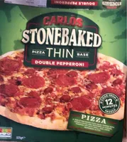 Double pepperoni pizza