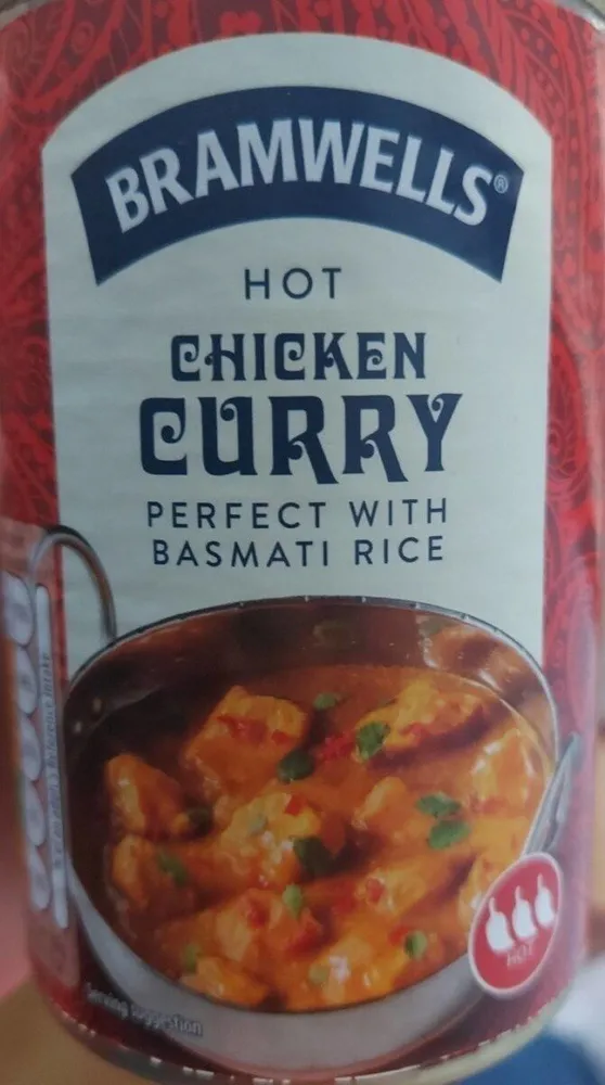 Hot chicken curry