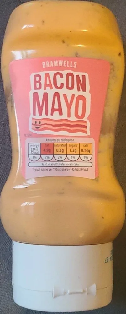 BACON MAYO 136945 energy 219kJ 53kcal Amounts per