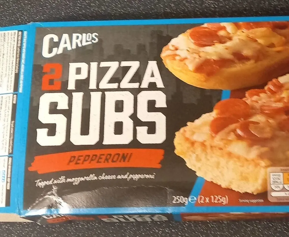 2 Pizza Subs Pepperoni