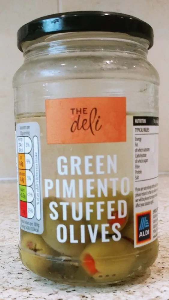 GREEN PIMIENTO STUFFED OLIVES