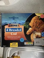 4 Breaded Cod Chunky