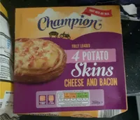 Potato skins - Cheese and bacon