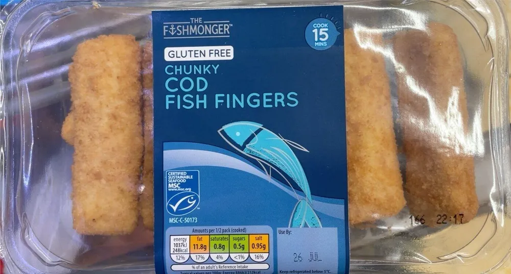 Chunky cod fish fingers