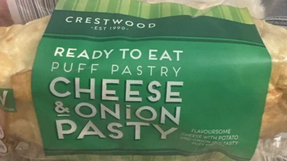 Puff Pastry Cheese & Onion Pasty