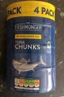 Tuna chunks in sunflower oil