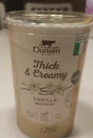 Thick and creamy vanilla Irish yogurt