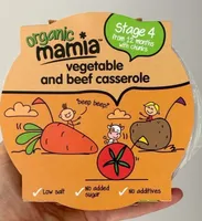 Organic Mamia Vegetable and beef casserole