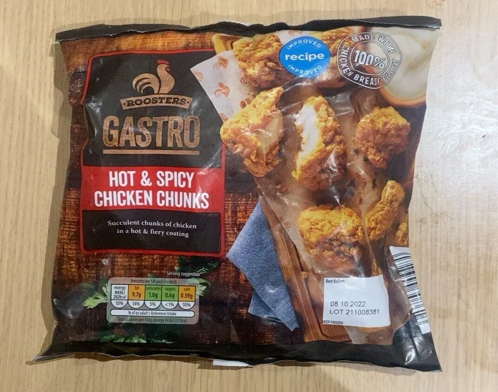 Hot and Spicy chicken chunks