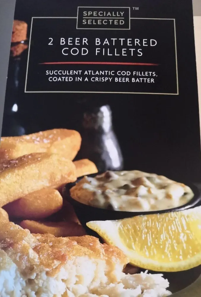 Beer Battered Cod Fillets
