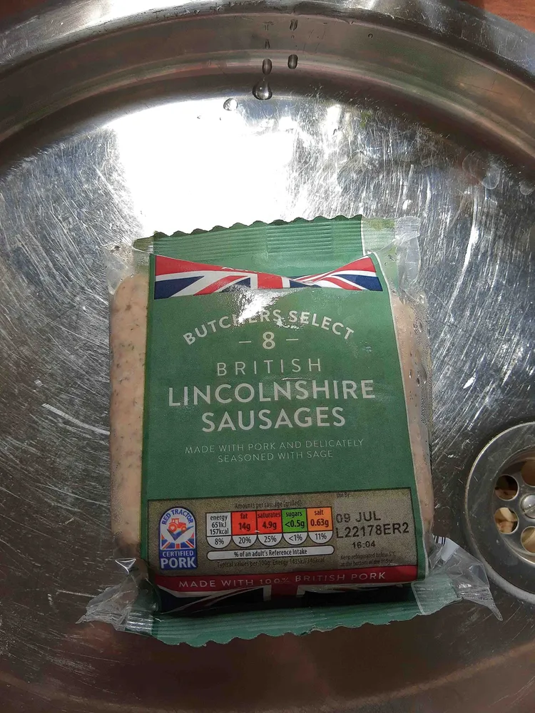 British Lincolnshire Sausages