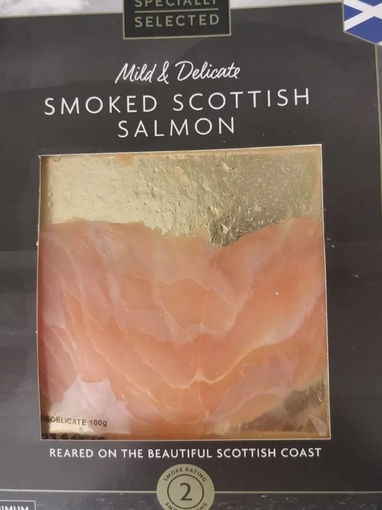 Smoked Scottish salmon