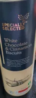 White Chocolate and cinnamon biscuits