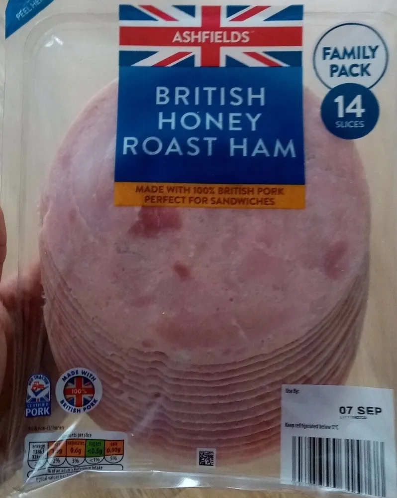 British honey roast ham