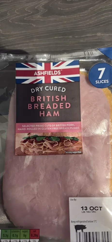Dry Cured British Breaded Ham
